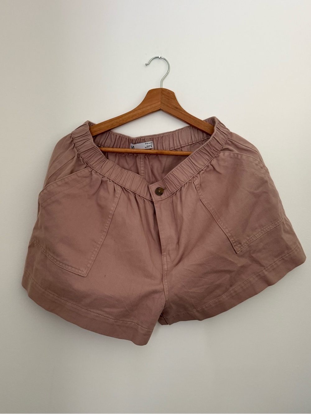 Primark Mauve Elastic-Waist Casual Bermudas